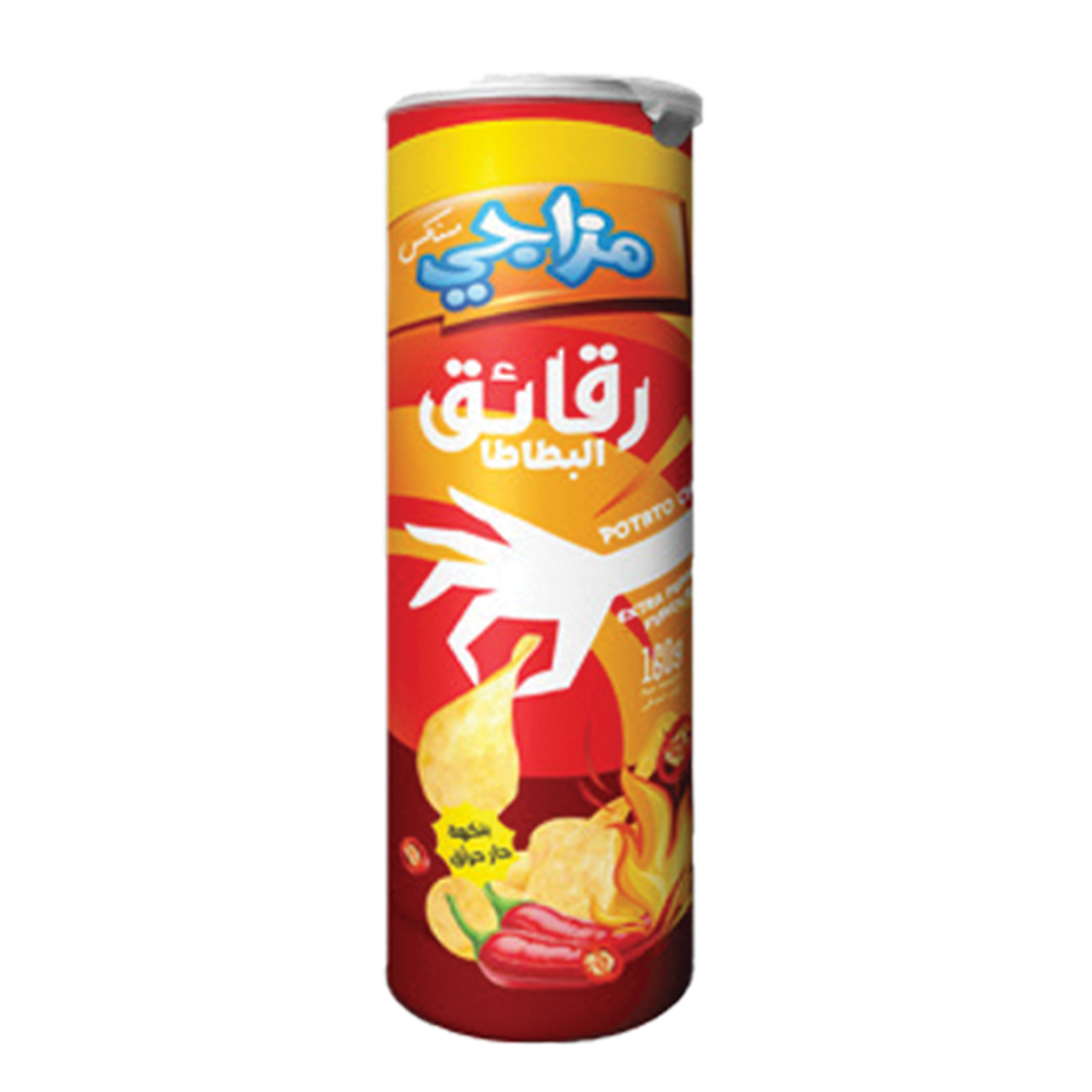 رقائق البطاطس في أنبوب - 2